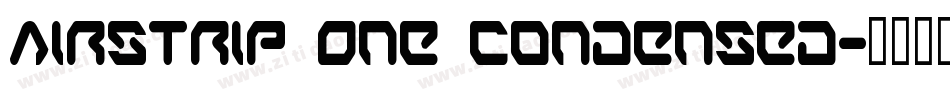 Airstrip One Condensed字体转换